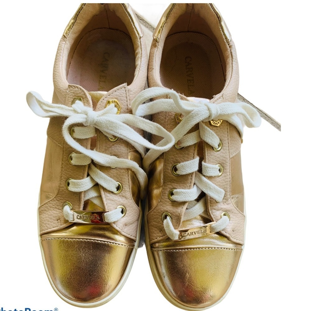 Carvela Jagger Embossed Women’s Trainers Sneakers - Picture 2 of 9